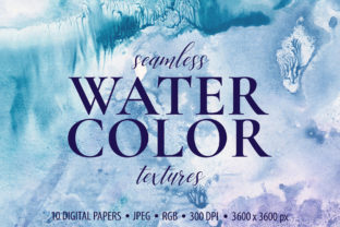 10 Seamless Watercolor Textures for Branding