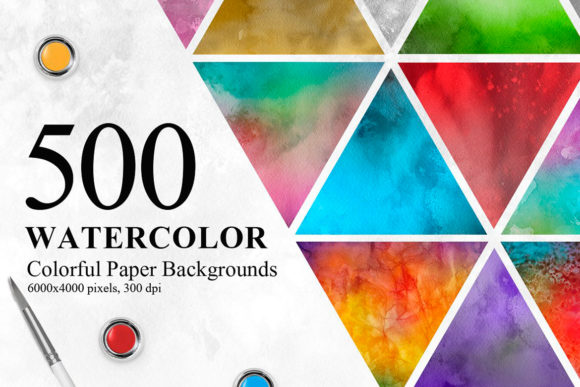 500 Watercolor Paper Backgrounds for Local Business Branding
