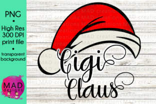 Gigi - Watercolor Santa Hat for Crafts and Seasonal Branding