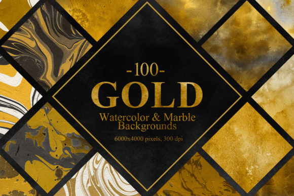 Gold Watercolor Marble Backgrounds: A Designer’s Real-World Review