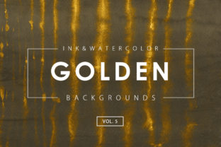 Golden Ink Watercolor Backgrounds 5 Review for Real Crafting Projects