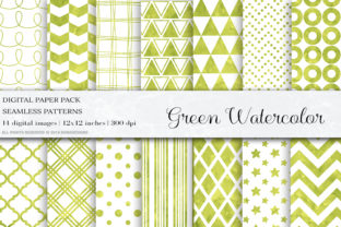 Green Watercolor Digital Papers and Patterns: A Creative Publisher’s Review