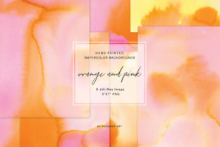 Hand Painted Watercolor Background - Ora for Textures & Crafts