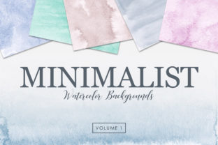 Minimalist Watercolor Backgrounds Vol. 1