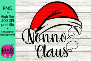 Nonno Claus - Watercolor Santa Hat for Website and Editorial Crafts
