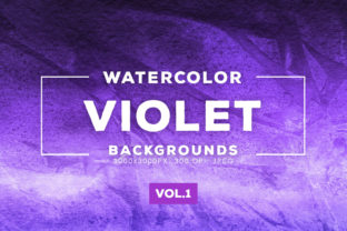 Violet Watercolor Backgrounds for Modern Marketing