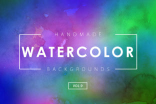 Watercolor Backgrounds 9: A Versatile Design for Handmade Creations