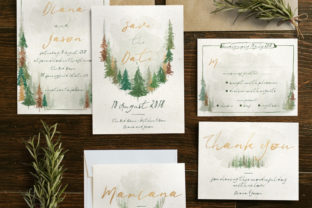 Watercolor Forest Wedding Invitation Review