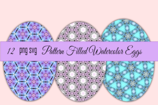 Watercolor Pattern Easter Eggs: A Versatile Design Asset for Creative Marketing