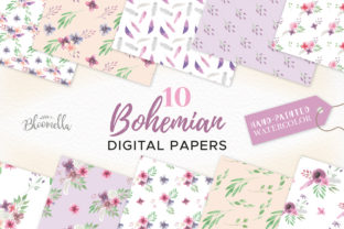 Watercolour Patterns Digital Papers